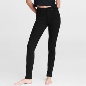 Rag & Bone High-Rise Skinny Black
